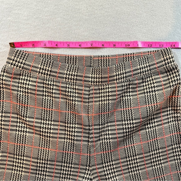 Halara Flex™ High Waisted Skinny Work Pants Plaid Houndstooth Pockets M NWT - Picture 2 of 10